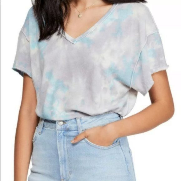 Final Sale NWT Free People All Mine Tie Dye Tee. Size L - Picture 5 of 7